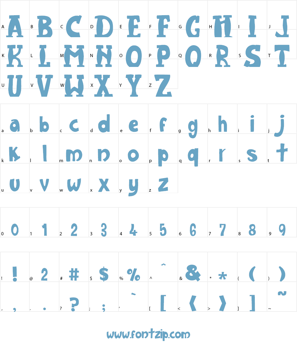 JMH Harry Dickson One Font Character